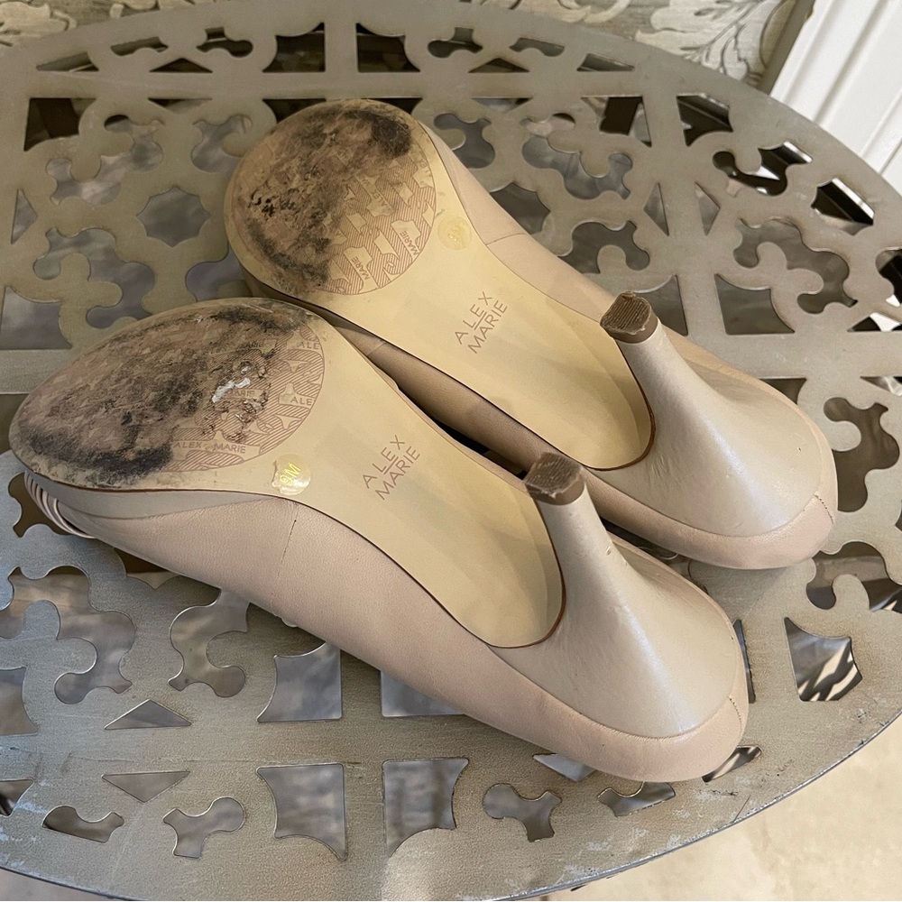 Alex Marie Nude Peep toe heel - Picture 4 of 5
